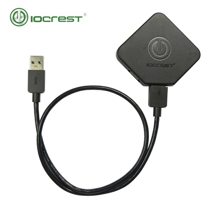 IOCREST Slim 2 Port USB 3.0 Hub z SD czytnik kart MicroSD powolny magazynie