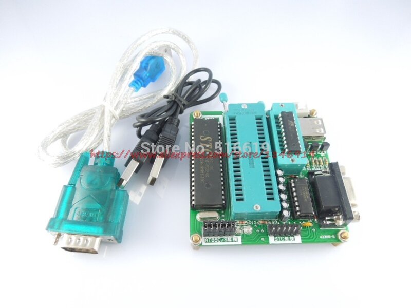 USB 51 MCU 프로그래밍 Ep51 프로그래머 AT89 STC 시리즈, 이중 목적 유형 업그레이드 버전, 무료 배송