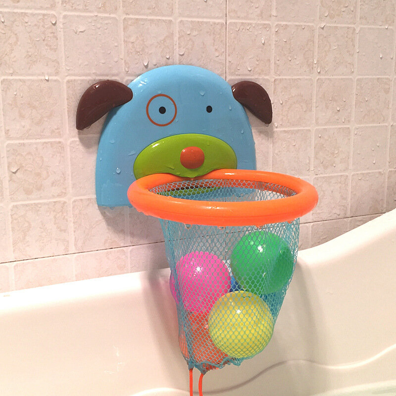 Zabawki do kąpieli dzieci dziecko łazienka z wanną prysznic zabawki wodne strzelanie zabawki marine play kosz do rzucania wodą koszykówka