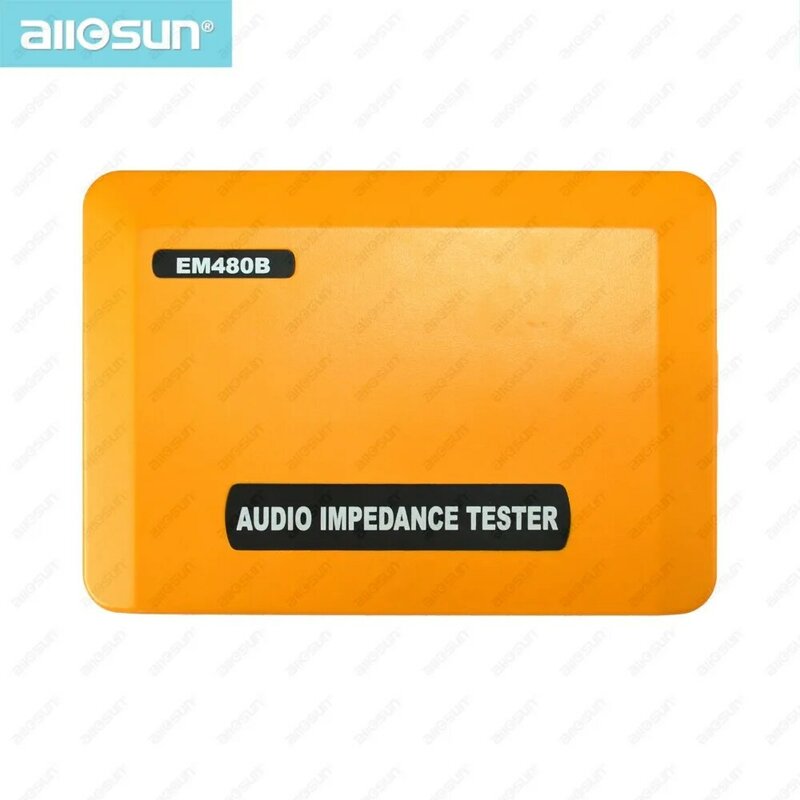 Todos Sun Portátil Audio Impedance Tester, Coaxial II Faixas de Teste, 20, 200, 2000 Resistência Medidor, 1KHz, Temporizador Função, Data Hold, EM480B