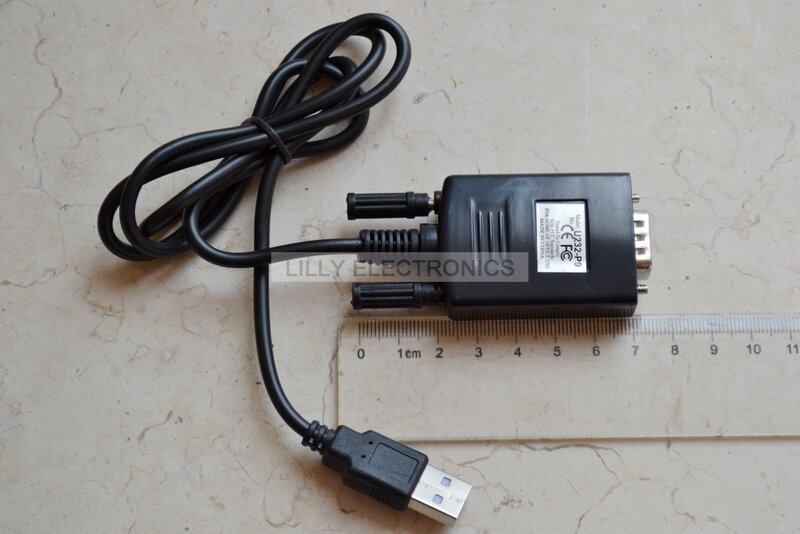 Adaptador de conversión Serial de puerto USB 2,0 a 9 pines RS232 COM