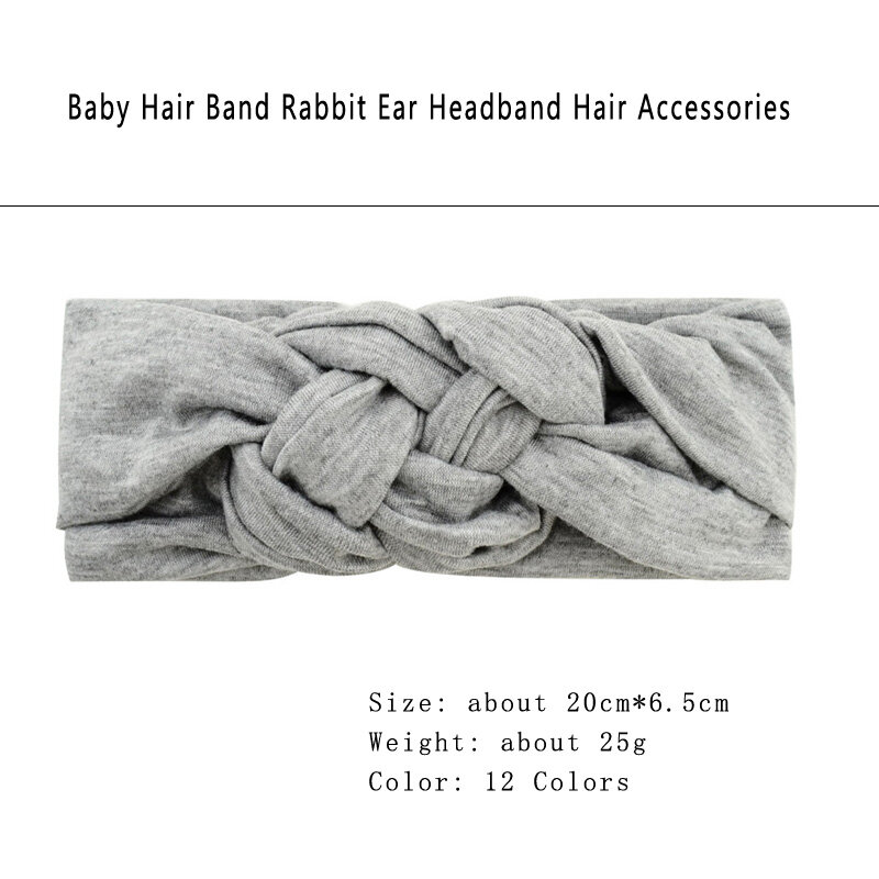 Leuke Baby Kids Haarband Hoofdband Boog Konijn Oor Haarbanden Chinese Knoop Kids Tulbanden Faixa Cabelo Para Bebe Haar Accessoire kind