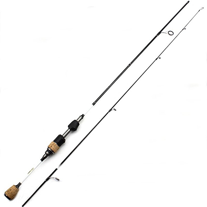1.68m 1.8m UL carbon lure rod spinning canna da pesca punta solida azione rapida soft fish pole doppie punte richiamo 1-6g