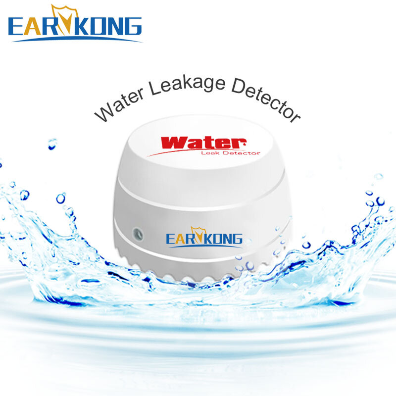 433MHz Wireless Water Leakage Detector For Home Security Wifi / GSM Alarm System Water Sensor Alarm Intrusion Detector