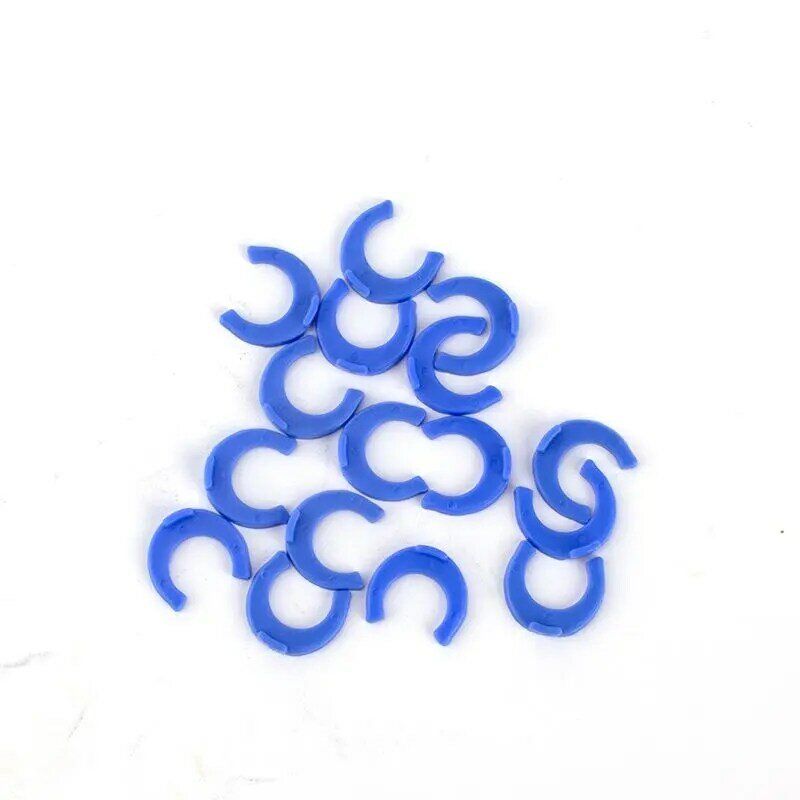 1/4 blue 3/8 "clipe azul c-anel braçadeira de mangueira conector rápido encaixe de tubulação ro água aquário sistema de osmose reversa peças de filtro