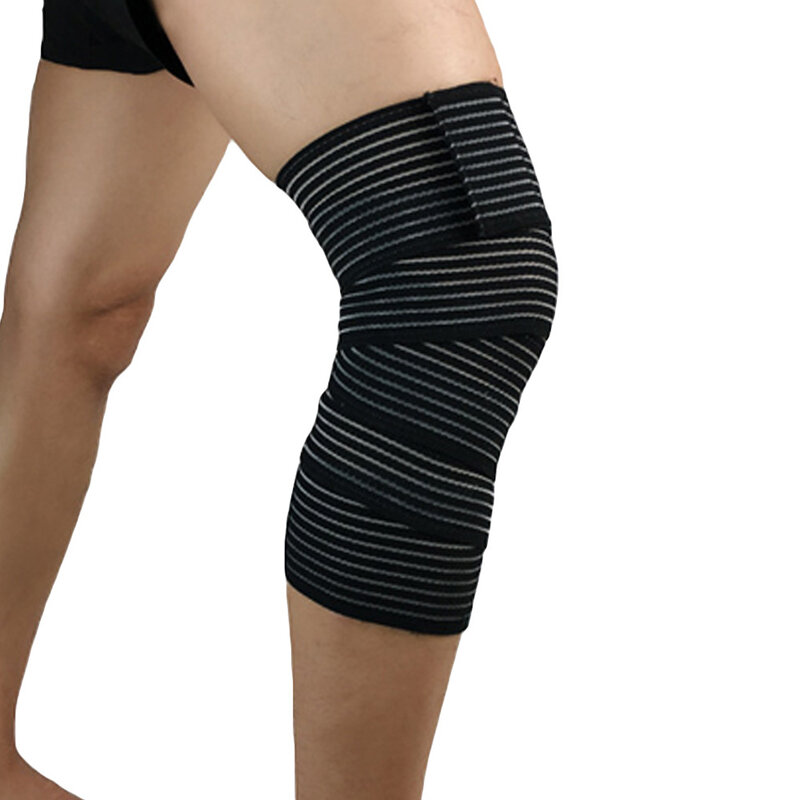 Bandagens elásticas joelho apoio envolve compressão esportes treinamento engrenagem protetora spslf0061