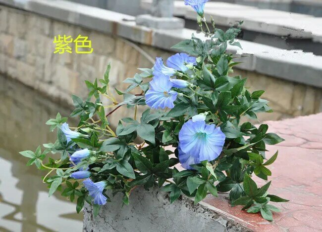 Factory outlets] morning glory flower factory simulation artificial flowers simulation flower wedding housewarming opening with