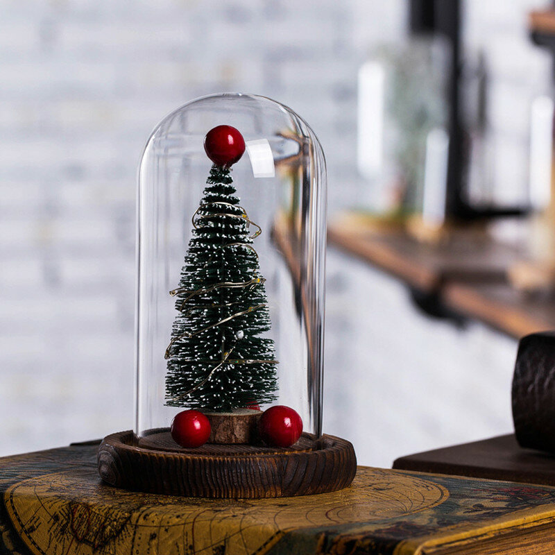 USB de la luz artificial fresco mini árbol de Navidad decoración flor creative LED iluminación de vacaciones de regalo de Navidad