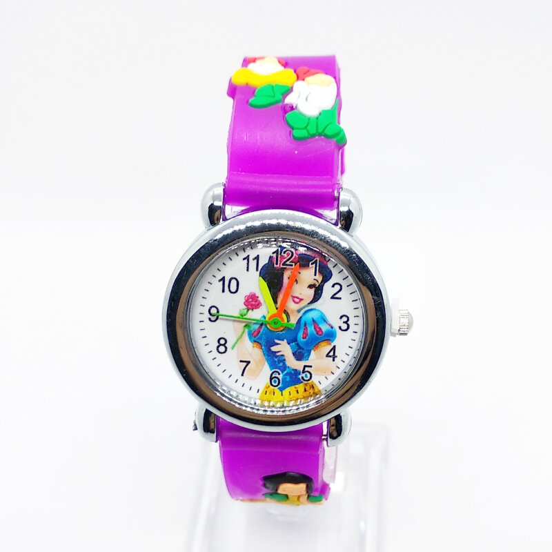 Luksusowy zegarek dziewczęcy dla dzieci zegar dla ucznia kobiet zegarki dla dzieci prezent urodzinowy dla dziecka kreskówka księżniczka dziecko kwarcowy zegarek