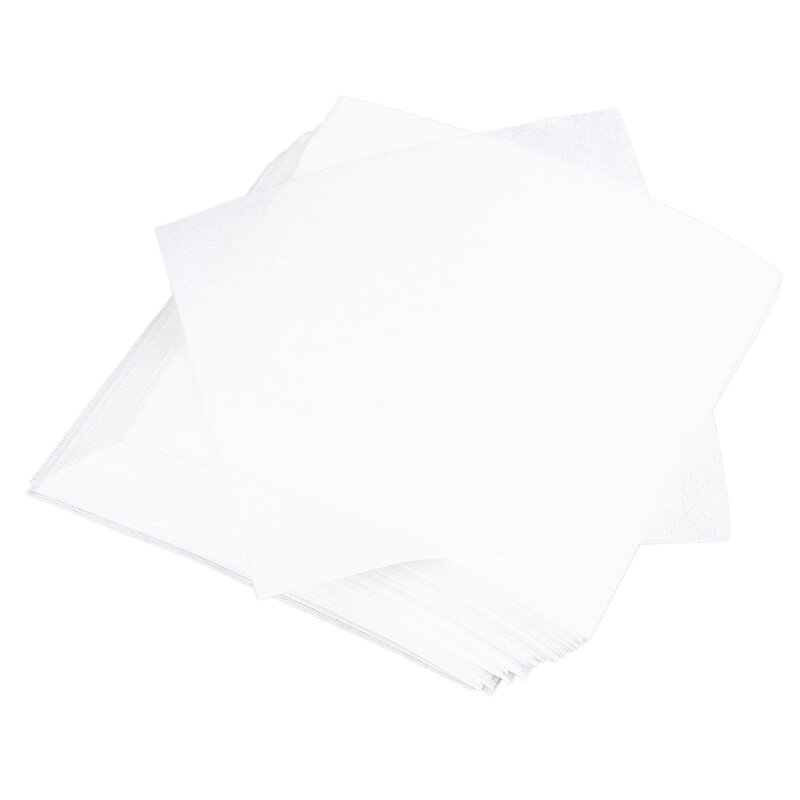 KELUSHIขายส่งAnti-Staticผ้าสำลีฝุ่นกระดาษฝุ่นกระดาษ 50Pcsไฟเบอร์ออปติกเครื่องมือ 100*100 (มม.) จัดส่งฟรี