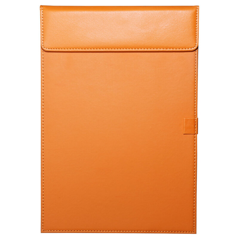 PU Leather Document File A4 Paper Holder Clip Board Office Clipboard With Pen Slot Business Supplies Portfolios Pad Messager