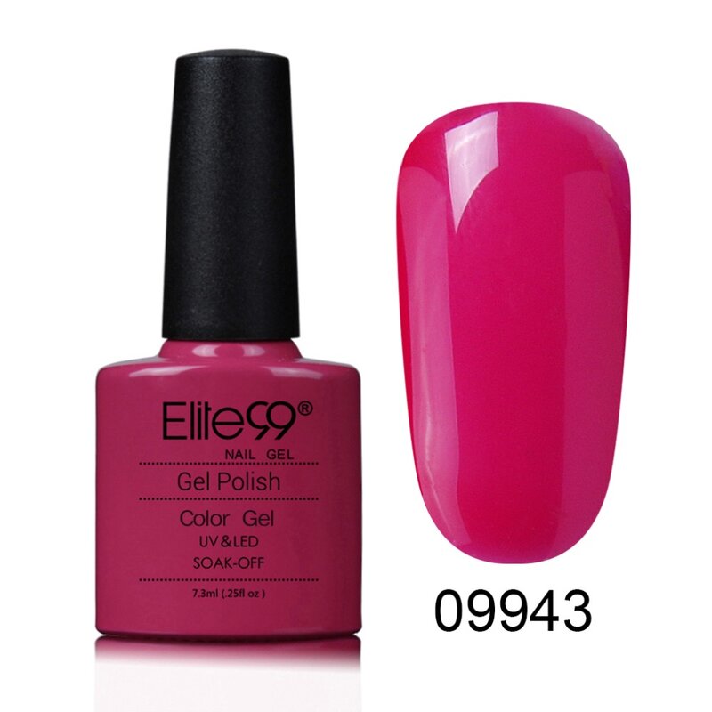 Elite99 7,3 ml Gel esmalte de uñas Color puro diseño de uñas manicura remojo de esmalte Gel UV uñas polaco laca barniz