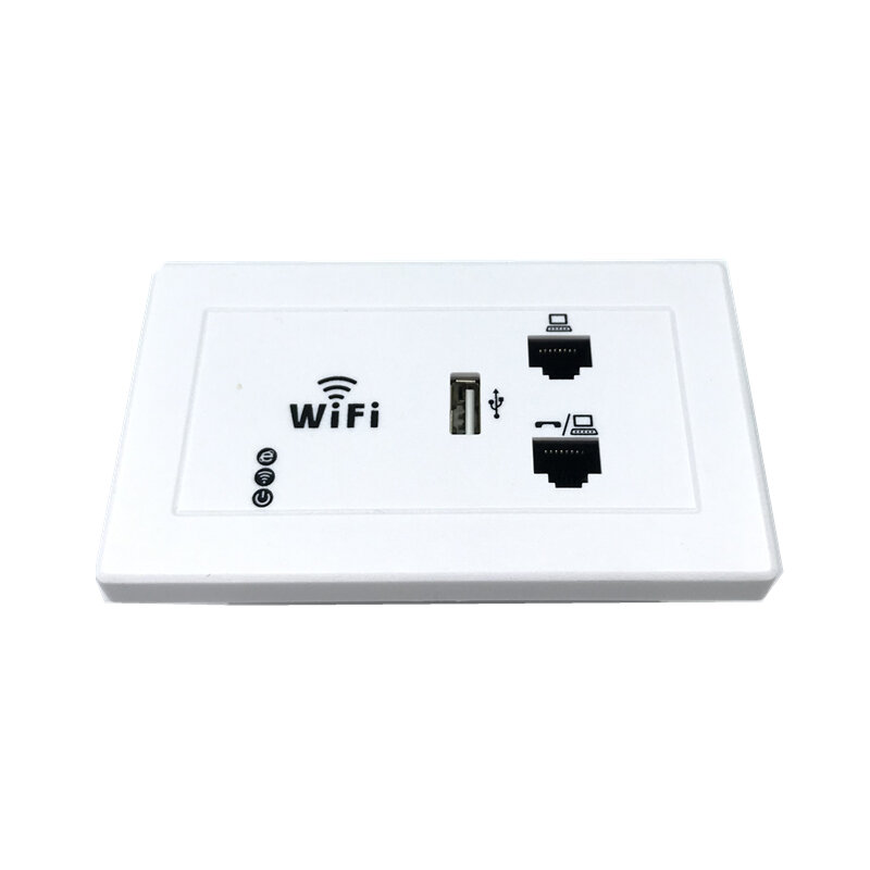 ANDDEAR Branco Sem Fio WiFi em AP Parede Quartos de Hotel de Alta Qualidade Tampa Mini Wall-mount AP Router Wi-Fi de Acesso ponto