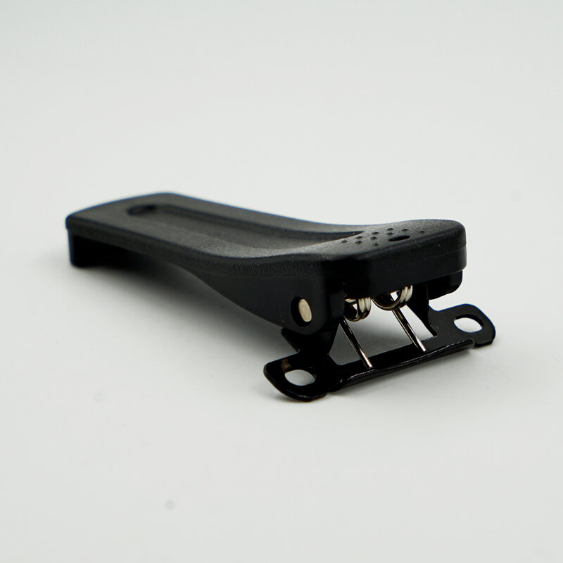 Clip de cinturón negro con tornillo, accesorio para Radios BAOFENG, BF-666S, BF-777S, BF-888S, Retevis, H777, 1 unidad