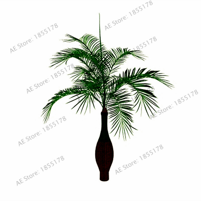 10 unids/pack de palm tree plantas perenne fácil crecer árbol Bonsai macetas ornamentales tropicales balcón para casa y jardín