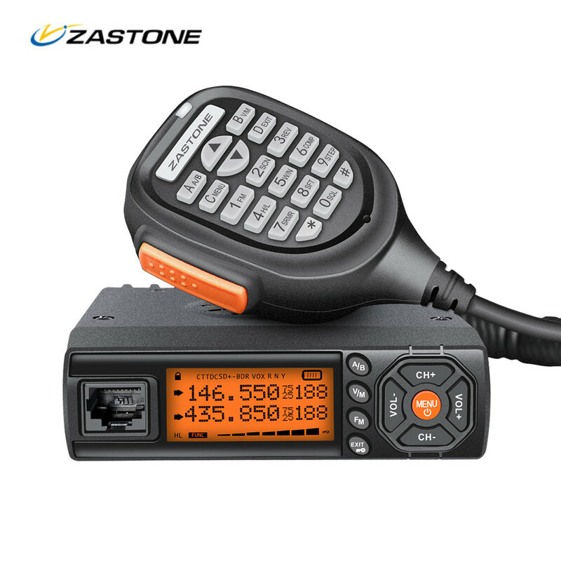Zastone zt-z218 VHF UHF radio Mini 25W auto Walkie Talkie Two Way radio comunicador HF Ricetrasmettitore
