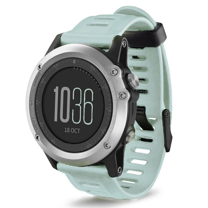 Tali jam tangan untuk Garmin Fenix 3 26mm, Kit tali jam tangan dengan alat olahraga luar ruangan, tali jam silikon untuk Garmin Fenix 3HR/Fenix 5X