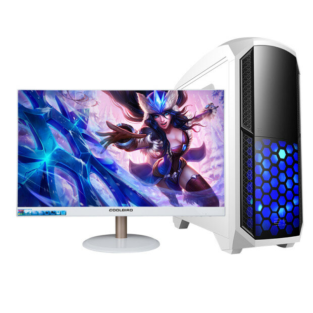 Gaming desktop Intel I7 quad core 4/8gb ram 120Gb/1tb HDD with 18.5 22 24 inch monitor superior quality game computer desktops