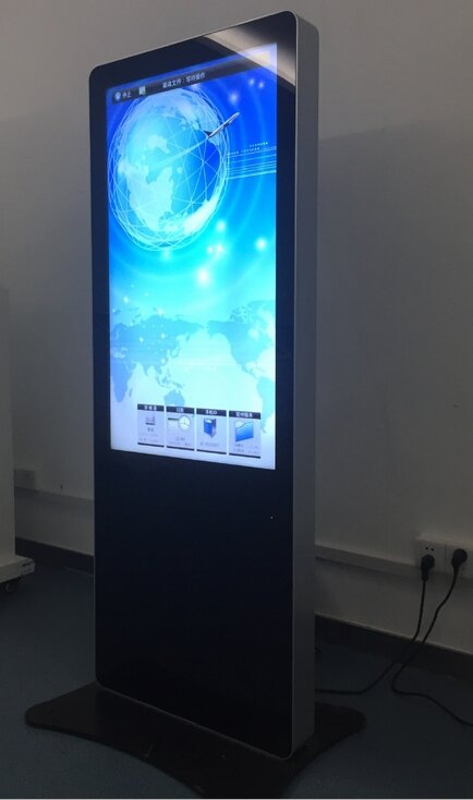 42 47 50 55 inch Interactive Floor Standing Computer Lcd TV Mini Ad Kiosk Touch Screen Pc Monitor