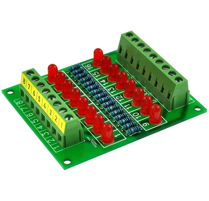 CZH-LABS 16 Led インジケータライトボード、サポート 5 〜 50VDC 共通正/負