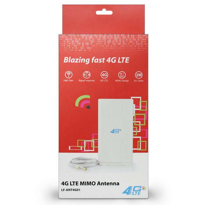 4G LTE Antenna double SMA-male Connector ZTE MF283+LTE wifi router( Router not included)