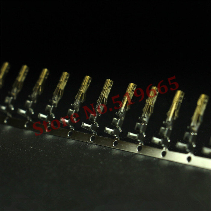 Frete grátis pinos do terminal atx 200 conjuntos de terminais de conexão com perna curta 4.2mm fêmea 5557 ouro