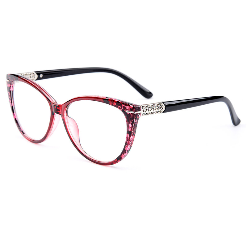 Gmei-gafas ópticas Urltra-Light TR90 estilo ojo de gato para mujer, monturas de gafas ópticas, montura para miopía, M1697