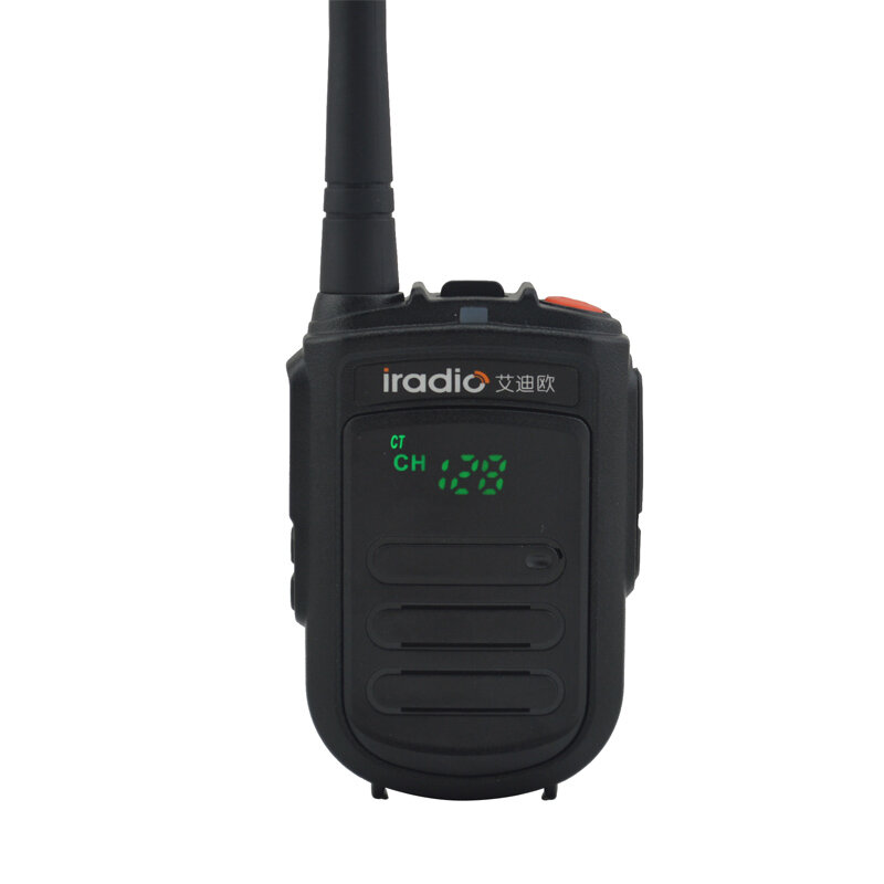 IRADIO-Radio bidireccional portátil, Radio compacta con pantalla LED oculta integrada, VHF, 136-174MHz, 2W, 128CH, CP-168