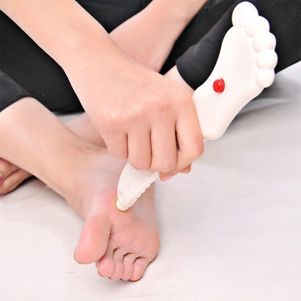 Masajeador Manual para el cuidado de la piel de los pies, herramienta exfoliante, masajeador de tijera, Lima de callos, eliminador de cutículas muertas
