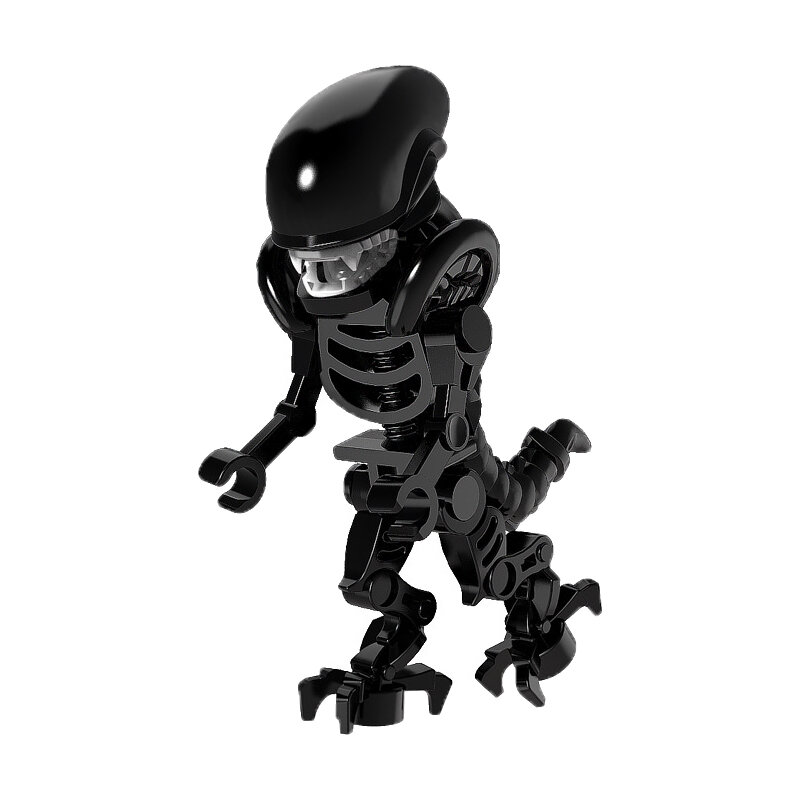 Super heróis americano ficção científica monstro filme predador alienígena bonecas blocos de construção crianças brinquedos de natal presente