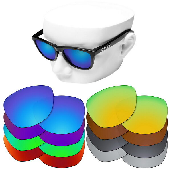 Oowlit lentes polarizadas substituição para oakley frogskins lx oo2043 óculos