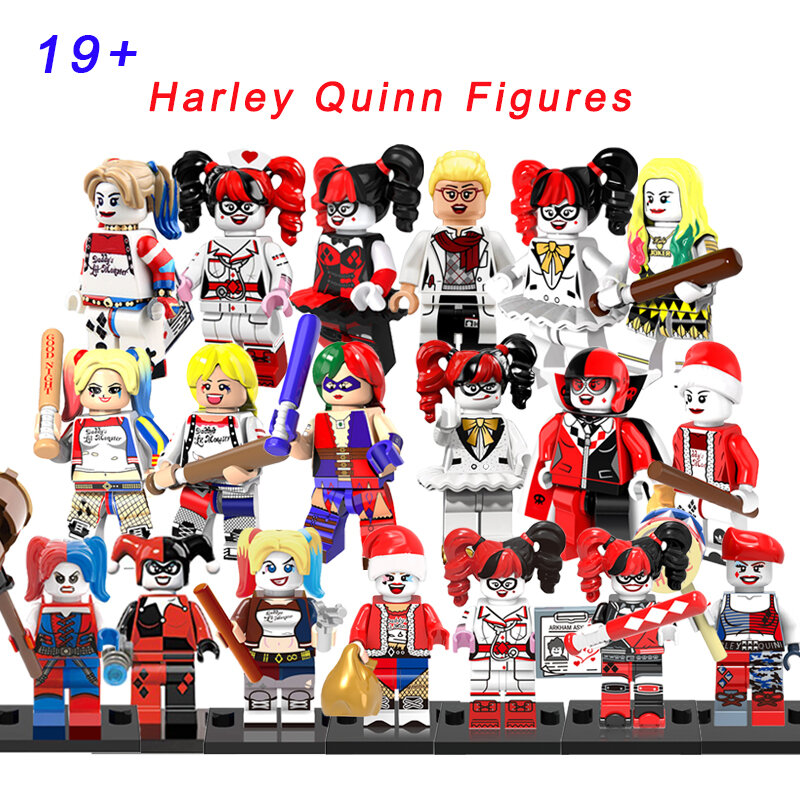 Legoelys Harley Quinn Suicide Squad Batman Movie Action Figures Joker Toys For Children Building Blocks