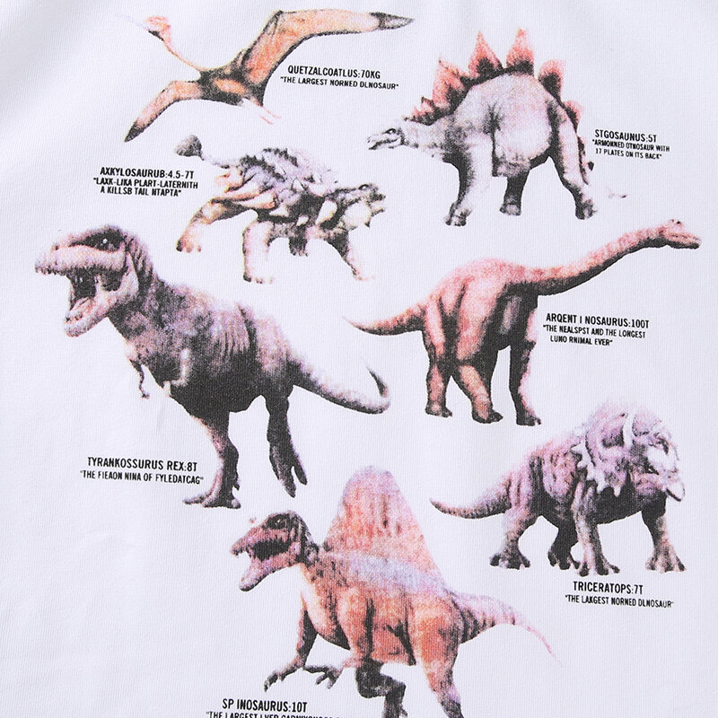 Dinosaurier Gedruckt Club Sexy Crop Top Frauen Sommer Baumwolle T-shirt Frauen Weiß Tops T Shirt Weibliche Tier Lustige T-shirt 2020 neue