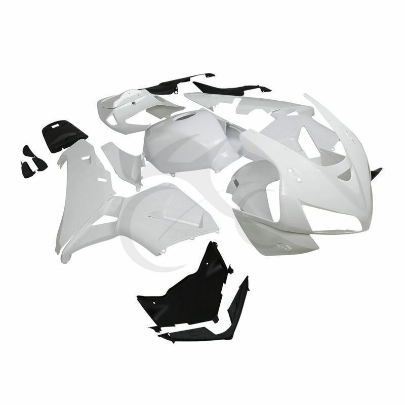 Unpainted ABS White Injection Fairing Kit For Honda CBR600RR CBR 600 RR F5 03-04