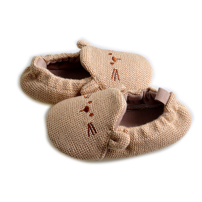 ソフトソールの手作りベビーシューズ,0〜18か月の赤ちゃん用の動物スタイルのブーツ