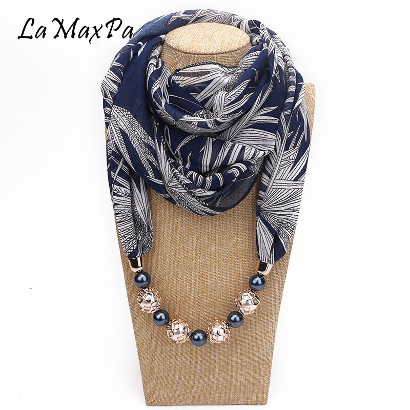 LaMaxPa Новая модная женская подвеска шарф кольцо шарф женский любимый благородный кулон ювелирные изделия шарф Mujer Bufanda Femme подвеска Schal