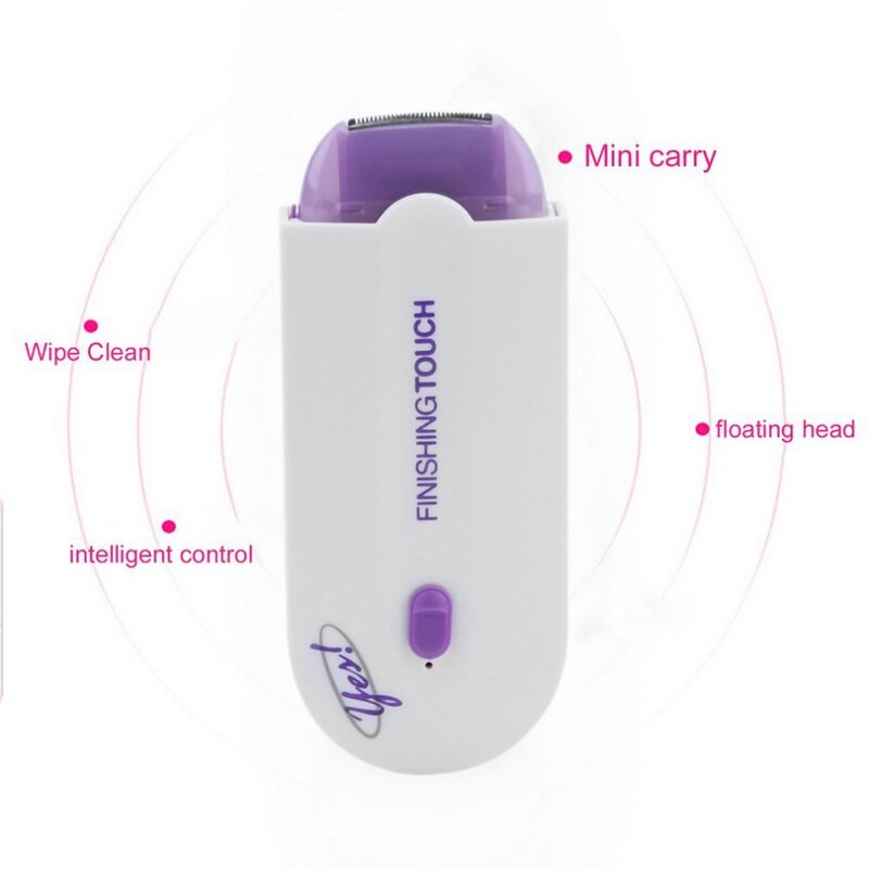 Women Female Facial Epilator Smooth Touch USB Rechargeable Hair Removal Tools Body Face Depilator Hair Remover Razor