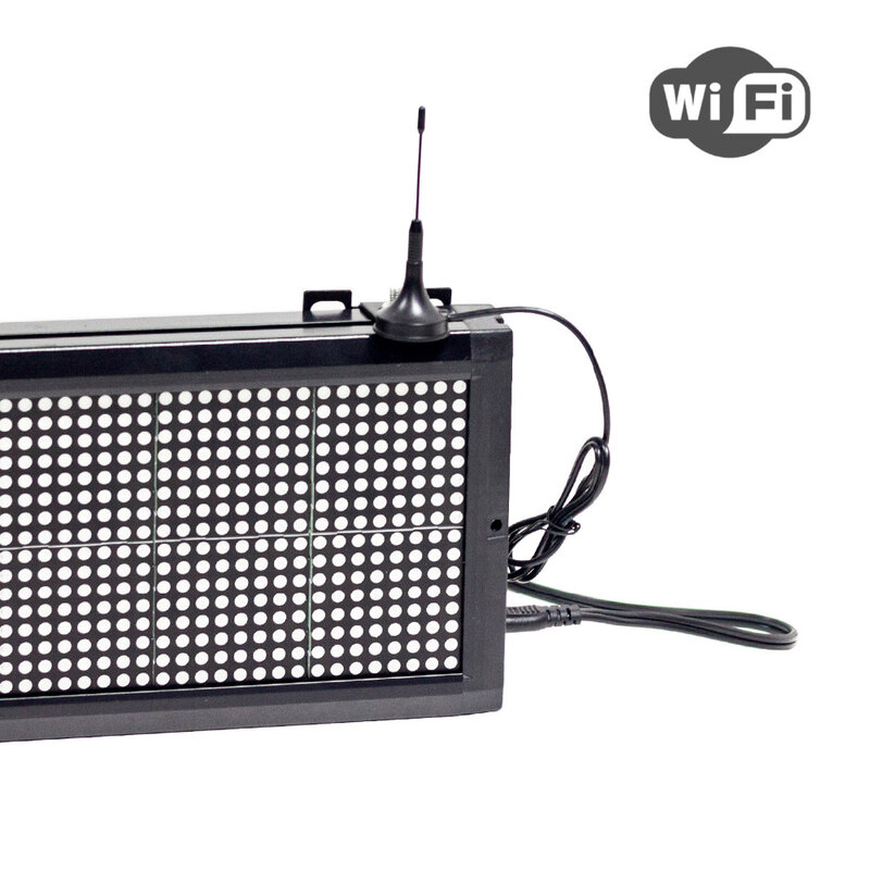 101 CM Wifi wireless remote Temperatura Pubblicità di Testo A LED Programmabili Tabellone, indoor schermo Rosso per Busines