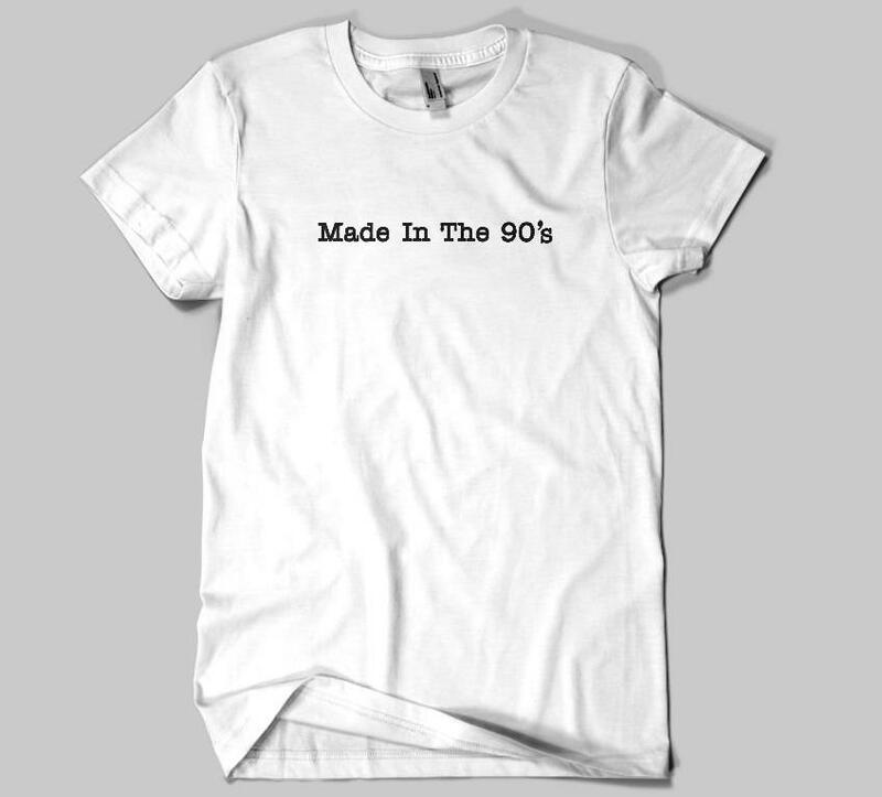 صنع في 90 رسائل طباعة المرأة تي شيرت القطن عادية مضحك قميص لسيدة تي شيرت نعرفكم محب هبوط السفينة NEW-17