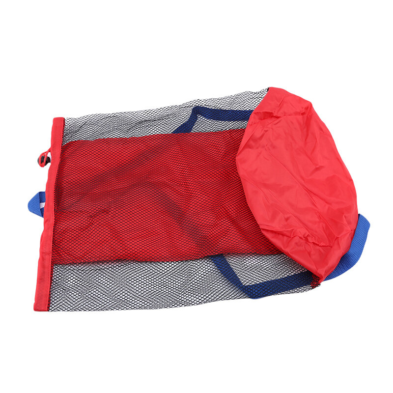 Tragbare Baby Meer Lagerung Mesh Taschen für Kinder Kinder Strand Sand Spielzeug Net Tasche Wasser Spaß Sport Bad Kleidung Handtücher rucksäcke