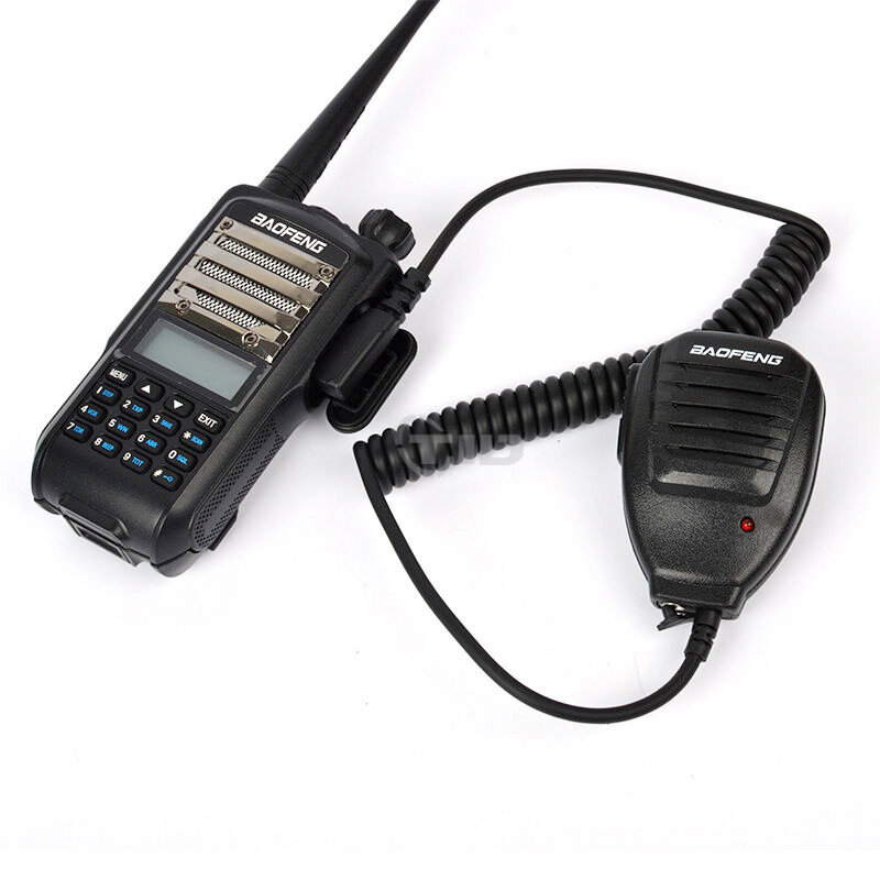 Baofeng microfone portátil e walkie talkie, acessórios para microfone de drive
