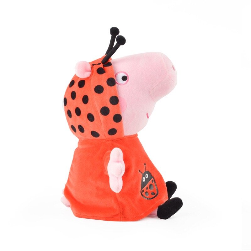 2019 New Genuine Peppa Pig toys 30cm Cute Cartoon suzy Bee Peppa Ladybug Georeg Dinosaur family cute Doll Baby Toy Animals Toy
