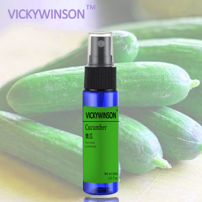 Limpiador de olores corporal de pepino, espray corporal desodorante con fórmula antitranspirante, 30ml