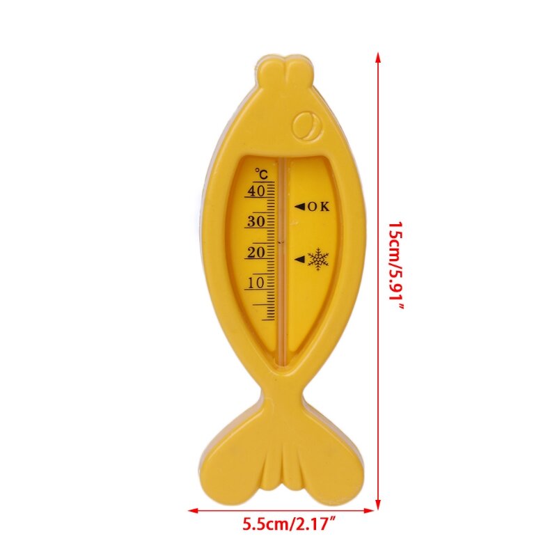 Термометр для ванны детский с мультяшным изображением рыбы, 0-45 ℃