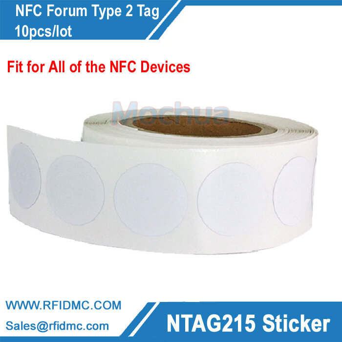 Étiquette autocollante Ntag215 NFC pour Tagmo