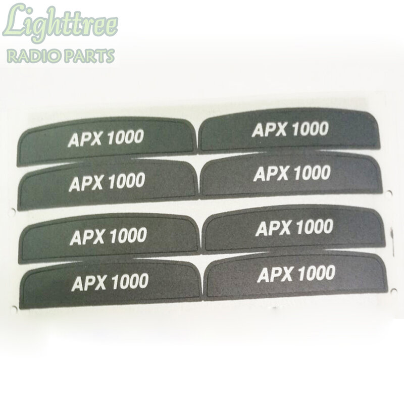 Apx1000トランシーバー用の50xブラックモデルラベル