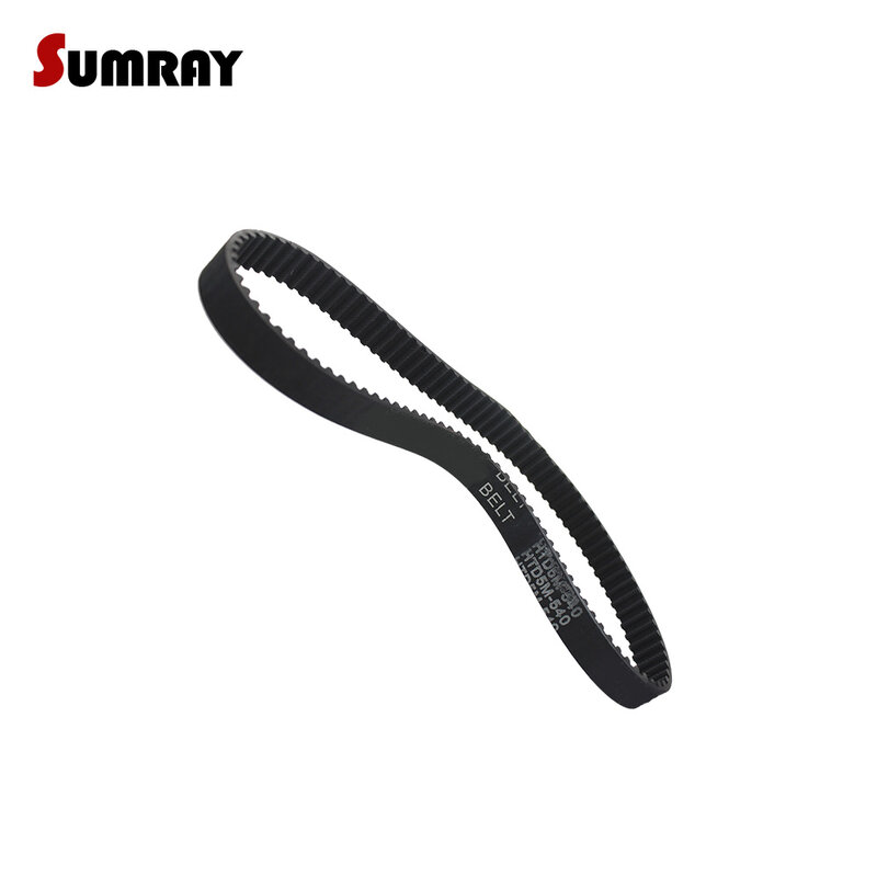 SUMRAY HTD5M Timing Belt 5M-500/505/510/515/520/525/530/535/540mm Pitch Length 5mm Pitch Transmission Pulley Belt  For CNC