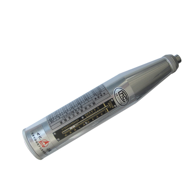 1Pc Portable Beton Uji Hammer Test Beton Schmidt Hammer Alat Uji Resiliometer HT-225 (Biru Instrumen Case)
