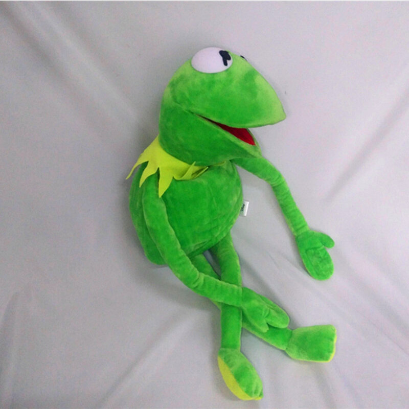 Disney-muñeco de peluche The Muppet Show, juguete de 60cm, marionetas de rana Kermit, regalo de cumpleaños para tu hijo