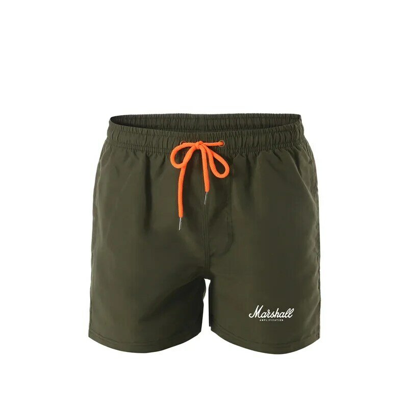 New maishall swimming shorts for men swimwear mens swimming shorts summer men beach wear surf trunks Customizable print